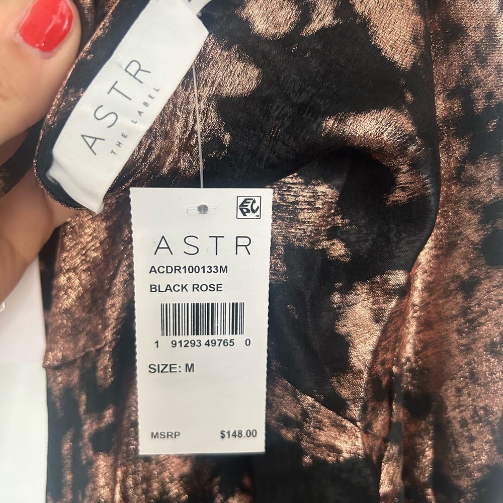 Astr Black & Rose Gold Dress - Picture 5 of 10